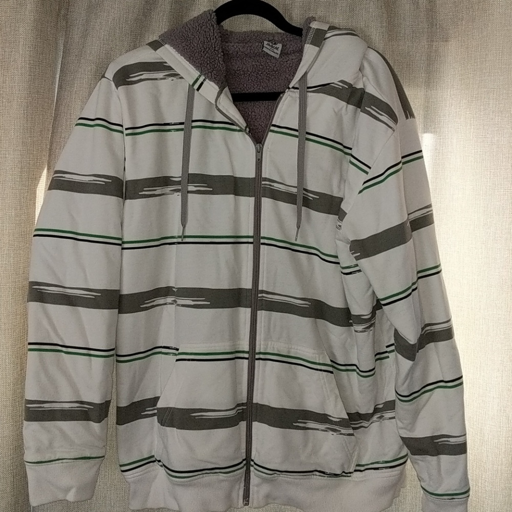Like new fleeced lined hooded sweatshirt